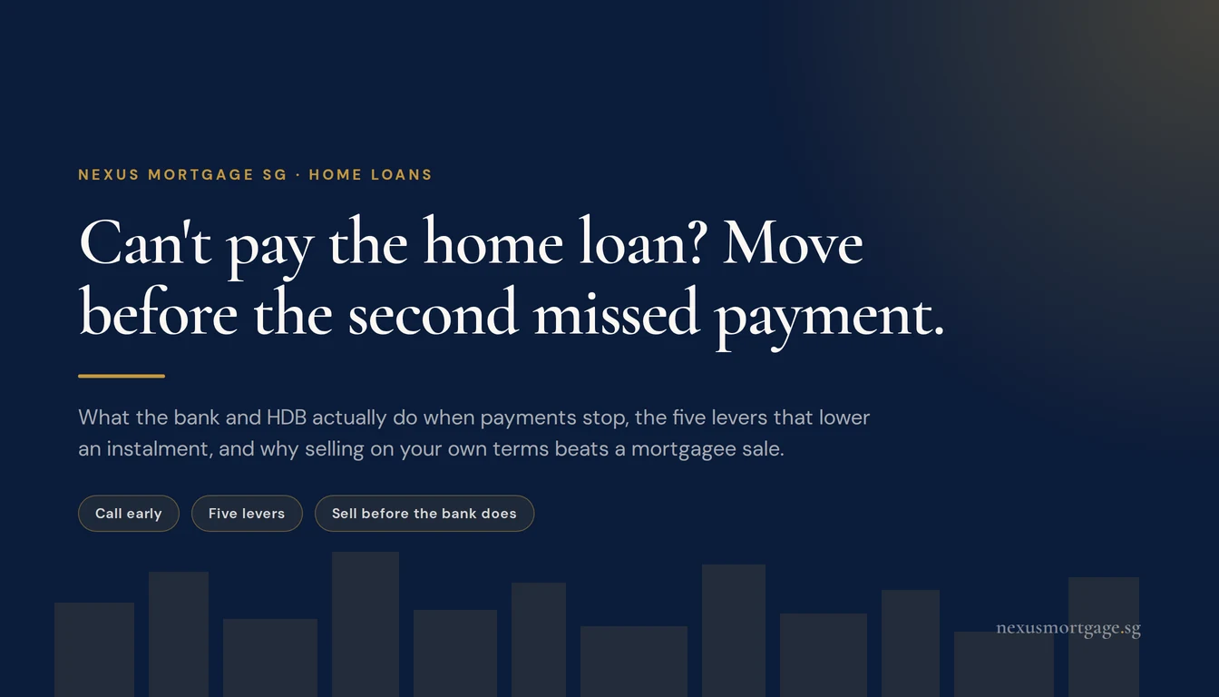Can't pay the home loan? Move before the second missed payment.