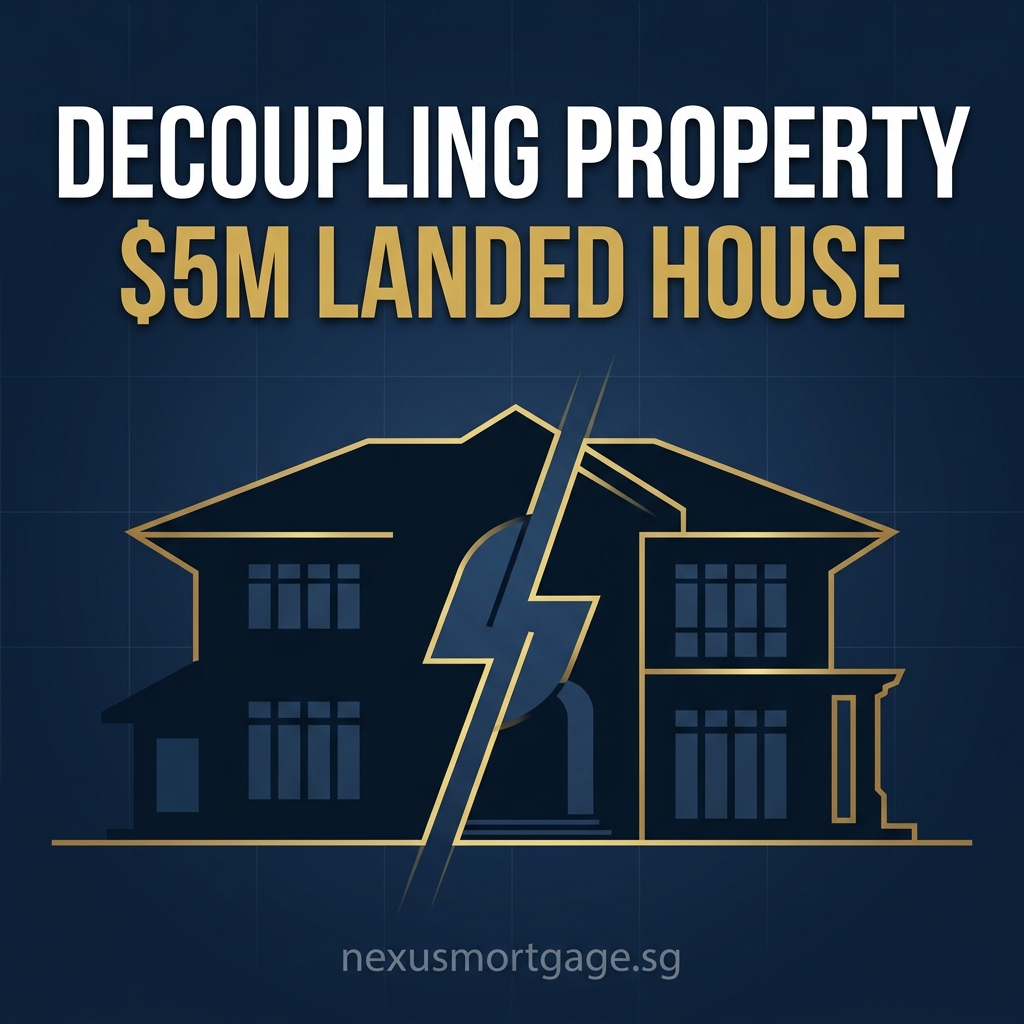 Decoupling property Singapore — $5M landed house example
