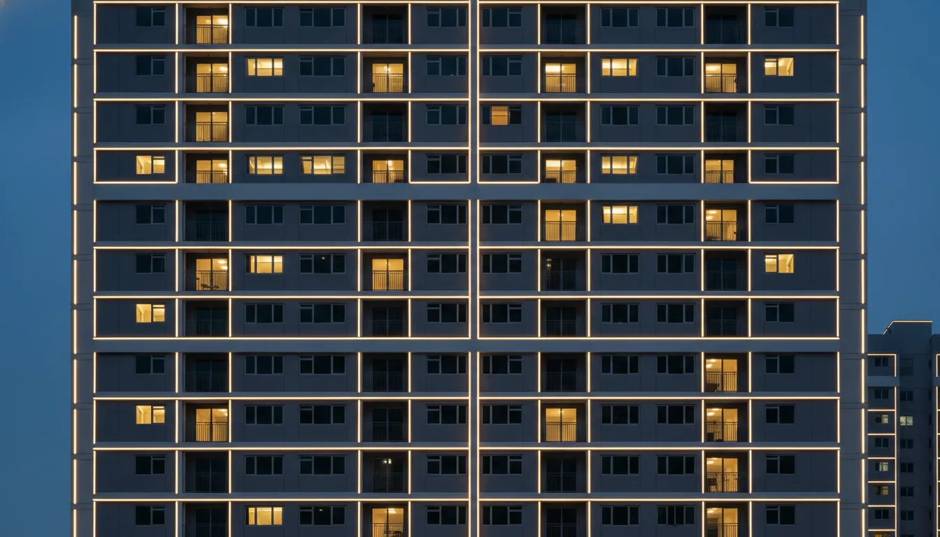 Singapore HDB block facade at blue hour — high-income HDB resale buyer guide 2026