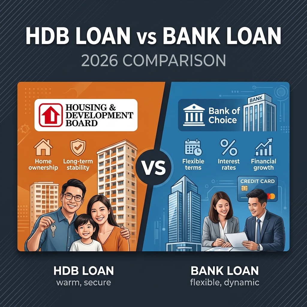 HDB Home Loan vs Bank Loan — Singapore comparison 2026