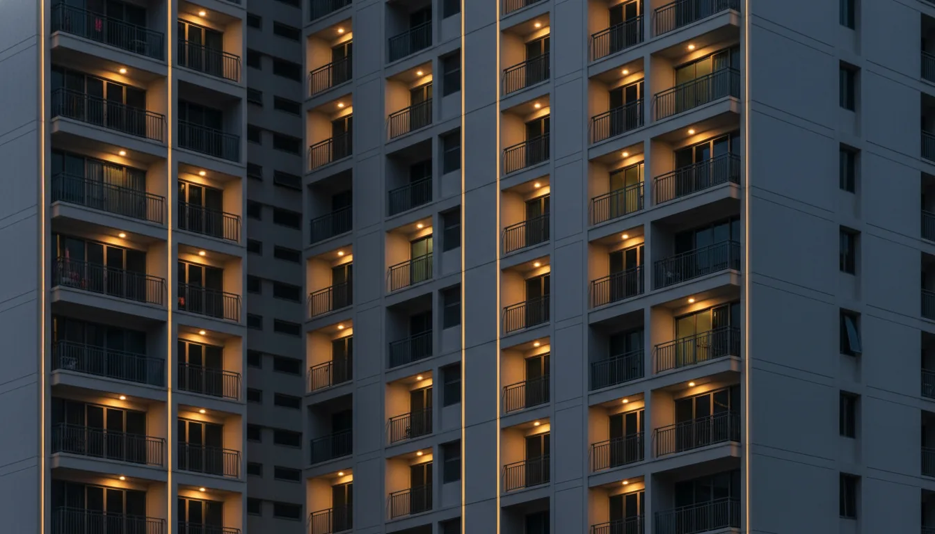 Singapore HDB block facade at blue hour — $1 million HDB flats 2026 financing guide